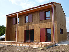 maison bois passive La Rochelle, Charente maritime (17)